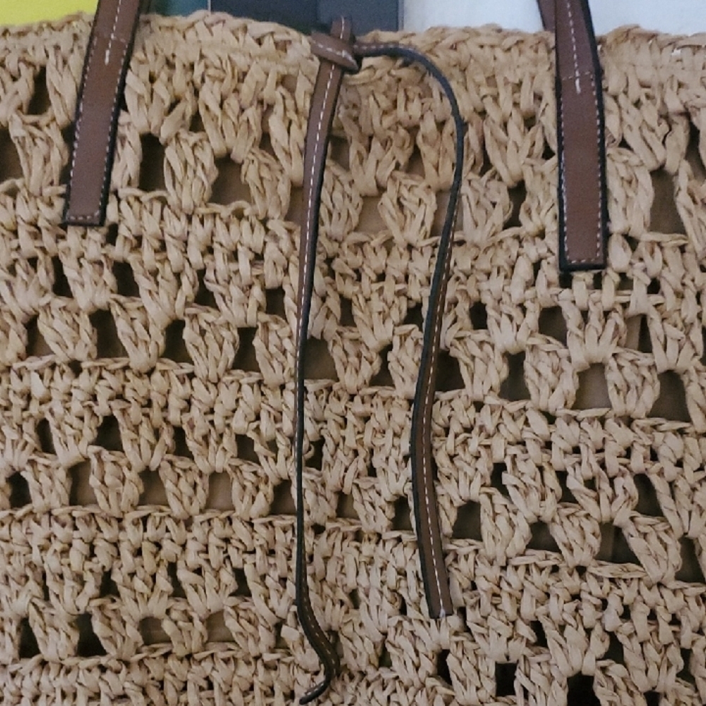 Tote Bag Tan Handcrafted - Picture 4 of 6